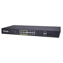 vivotek-aw-fgt-260d-380_fx7s.jpg. VIVOTEK Unmanaged 24x 10/100 PoE + 2x Gigabit/ SFP POE extender up to 200M; 380W